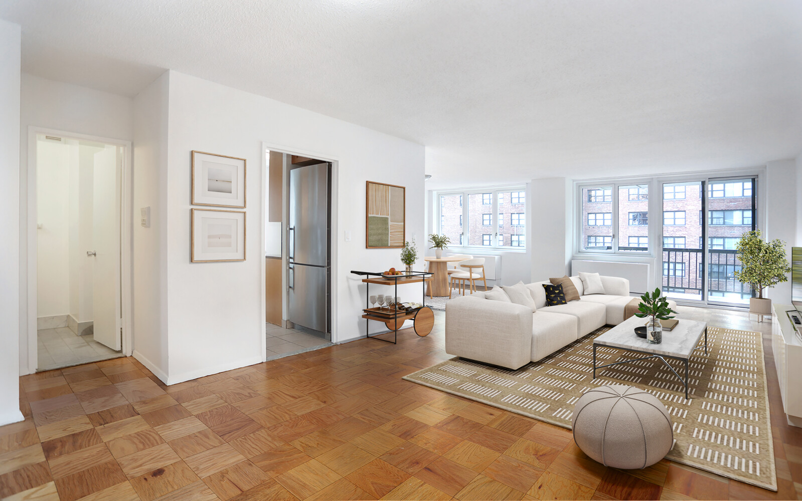 The Murray Hill D Line Living Room Staged - 15D