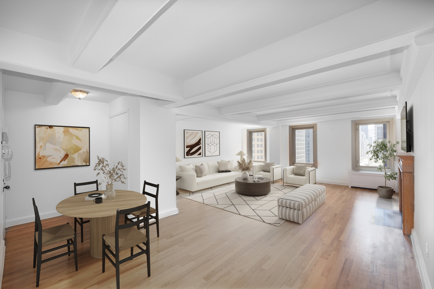 Claridge's K Line Living Room Staged - 12K